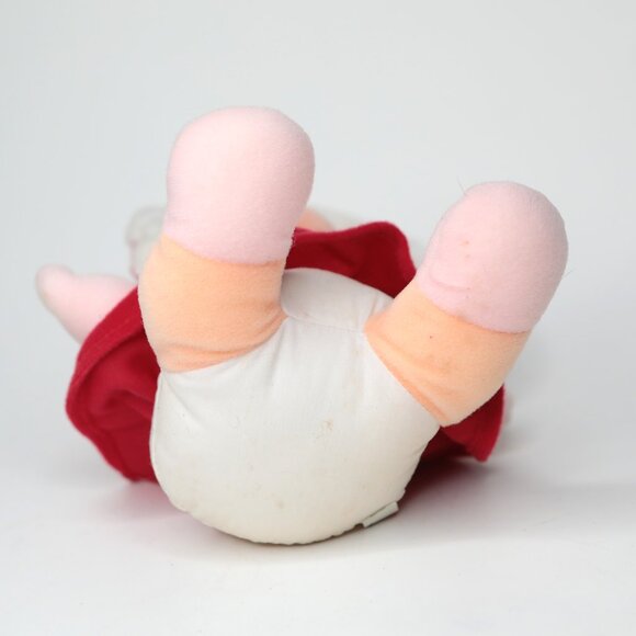 Vintage 1987 Baby Miss Piggy Muppets Plush Toy Christmas Stuffed Animal - Picture 6 of 10